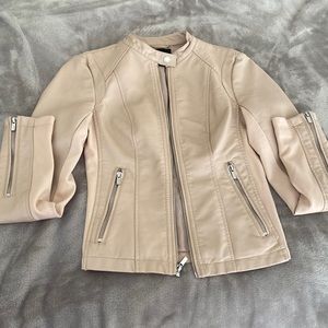 Faux leather jacket